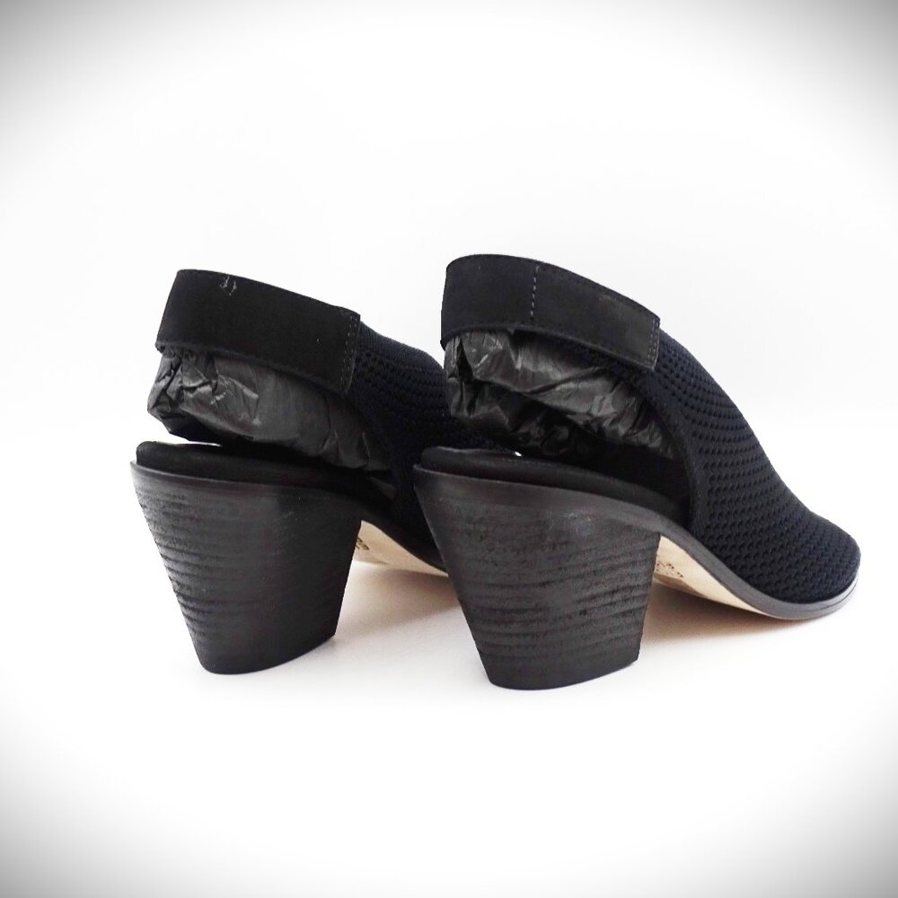 EILEEN FISHER Avil Women's Block Heeled Stretch Sandals in Black Size 8.5 - Picture 5 of 12